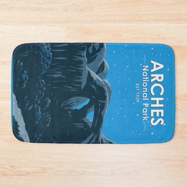 Item preview, Arches National Park Night Time Vintage designed and sold by KrisSidDesigns.