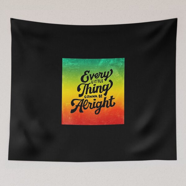 Item preview, Every Little Thing Gonna Be Alright Rastas Quotes Sticker designed and sold by allysonhat.