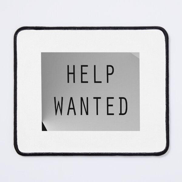 Item preview, HELP WANTED SIGN WITH GRADIENT designed and sold by SEEphotos7171.