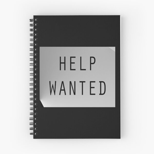Item preview, HELP WANTED SIGN WITH GRADIENT designed and sold by SEEphotos7171.