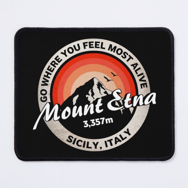 Item preview, Mount Etna, Sicily, Italy, Retro designed and sold by mountainfad.