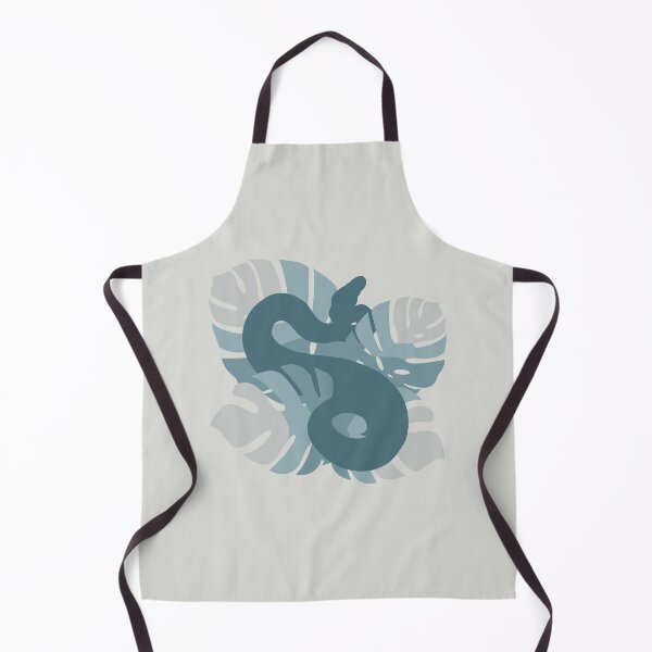 Item preview, Snake in Steel Chromatic Colour Monstera Leaves designed and sold by Nerdynoods.