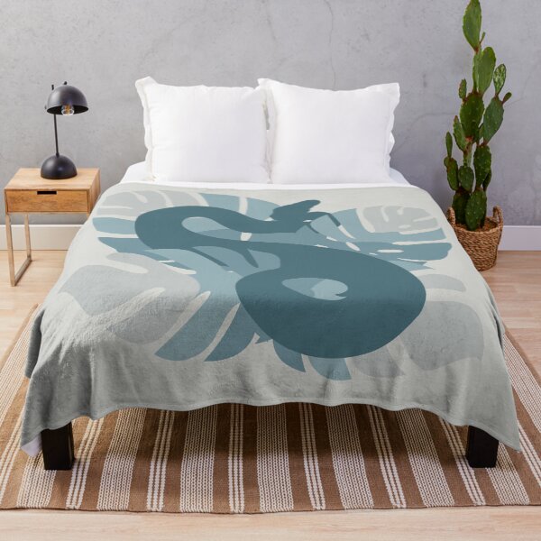 Item preview, Snake in Steel Chromatic Colour Monstera Leaves designed and sold by Nerdynoods.