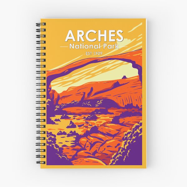 Item preview, Arches National Park Sunset Vintage designed and sold by KrisSidDesigns.