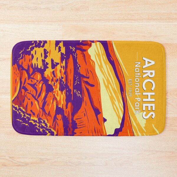 Item preview, Arches National Park Sunset Vintage designed and sold by KrisSidDesigns.