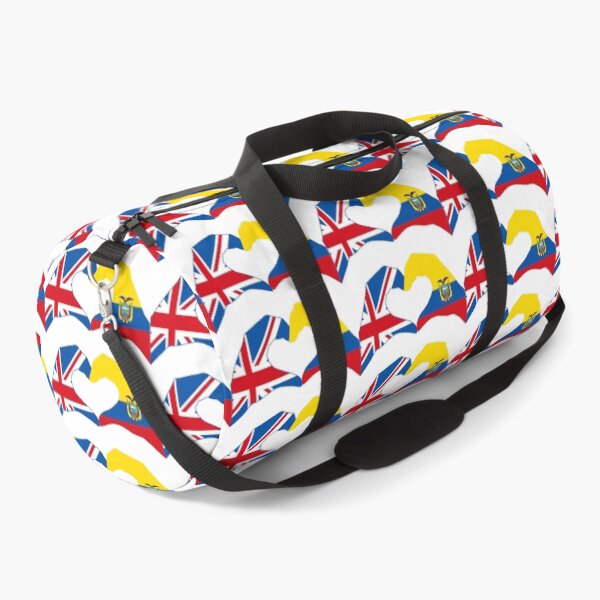 Item preview, We Heart UK & Ecuador Patriot Flag Series designed and sold by Carbon-Fibre Media.