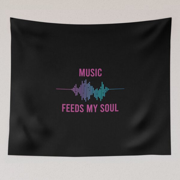 Item preview, Music feeds my soul designed and sold by hipposstore.