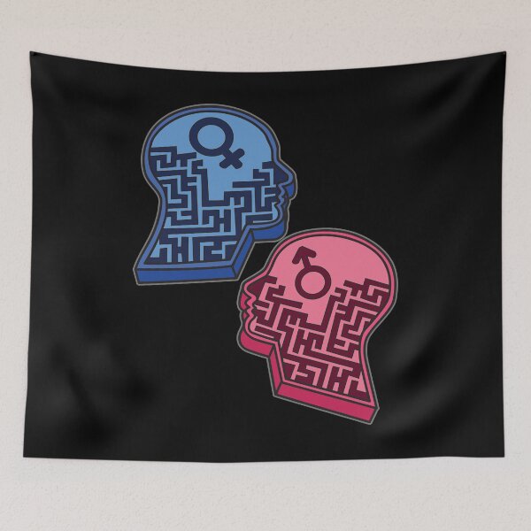 Item preview, Male And Female Brain Maze  designed and sold by Moonpie90.