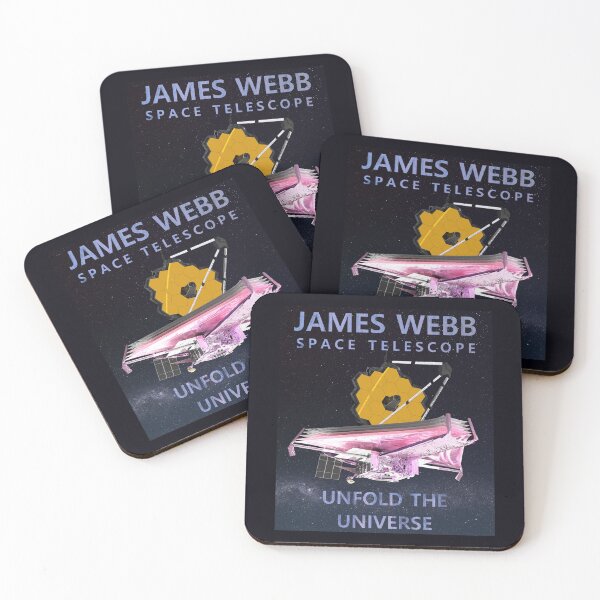 Item preview, JWST space telescope Unfold the universe (colour) designed and sold by SolidEarthArt.