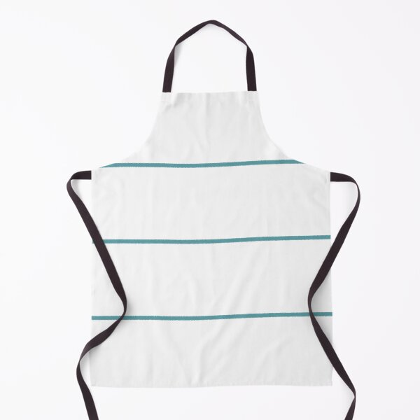 Artikelvorschau, Aqua and White Horizontal Thin Stripe Pattern - Coloro 2022 Popular Color Turquoise Tonic 093-60-15 entworfen und verkauft von ColorOfTheYears.