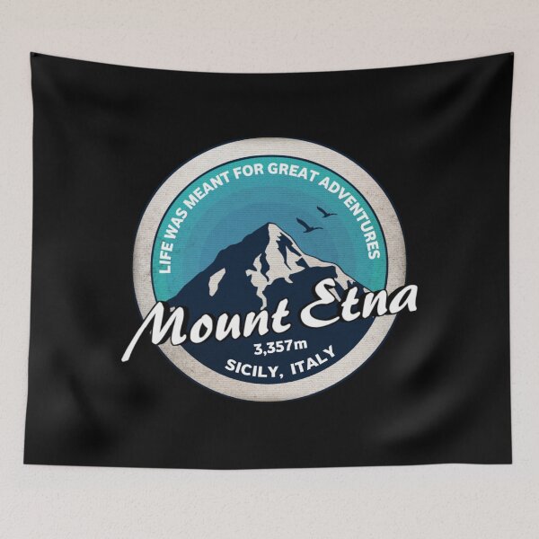 Item preview, Mount Etna, Sicily, Italy, Retro designed and sold by mountainfad.