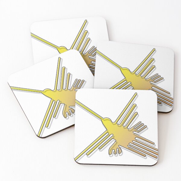 Item preview, Golden Nazca Lines Hummingbird  designed and sold by Almdrs.