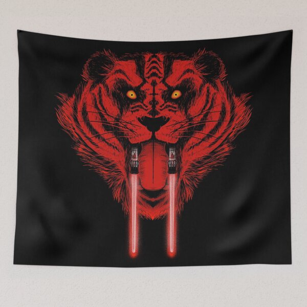 Item preview, Dark Side Saber Toothed Tiger designed and sold by Tobe Fonseca®.