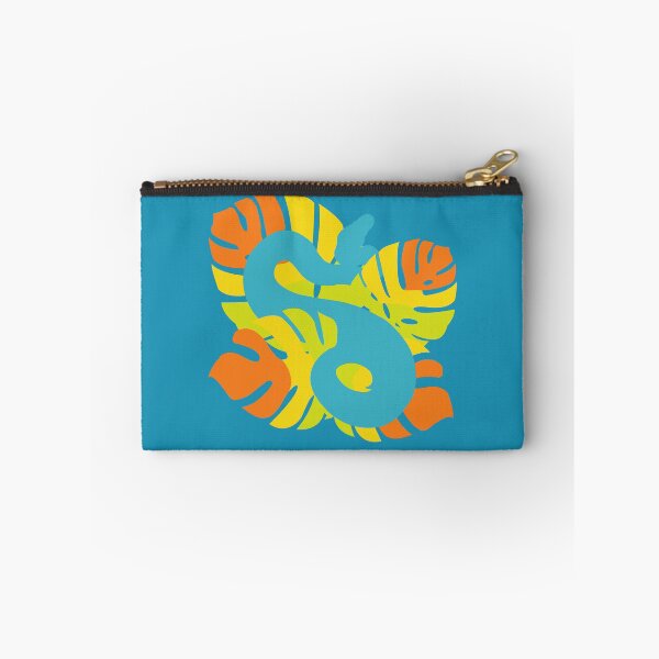 Item preview, Snake in Macaw Flame Colour Monstera Leaves designed and sold by Nerdynoods.