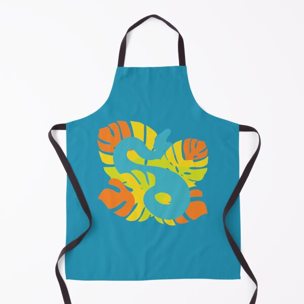 Item preview, Snake in Macaw Flame Colour Monstera Leaves designed and sold by Nerdynoods.