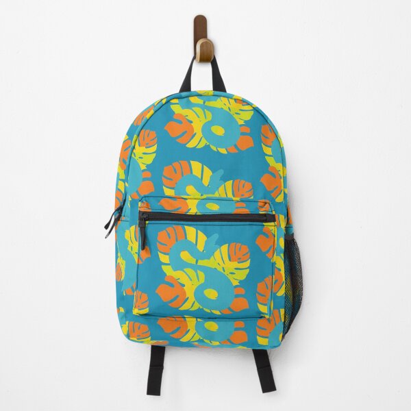 Item preview, Snake in Macaw Flame Colour Monstera Leaves designed and sold by Nerdynoods.