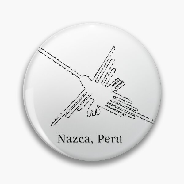 Item preview, White Nazca Lines Hummingbird designed and sold by Almdrs.