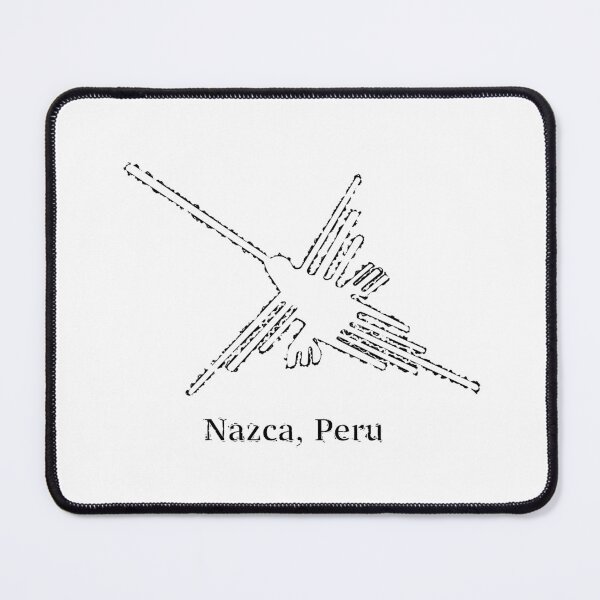 Item preview, White Nazca Lines Hummingbird designed and sold by Almdrs.