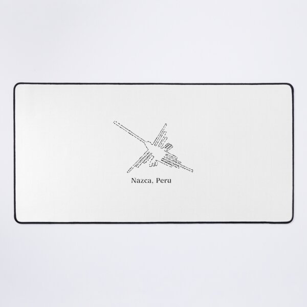 Item preview, White Nazca Lines Hummingbird designed and sold by Almdrs.