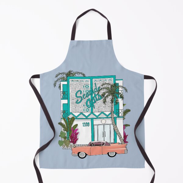 Item preview, Seaside Breeze Block Apartments with Plants designed and sold by jenbucheli.