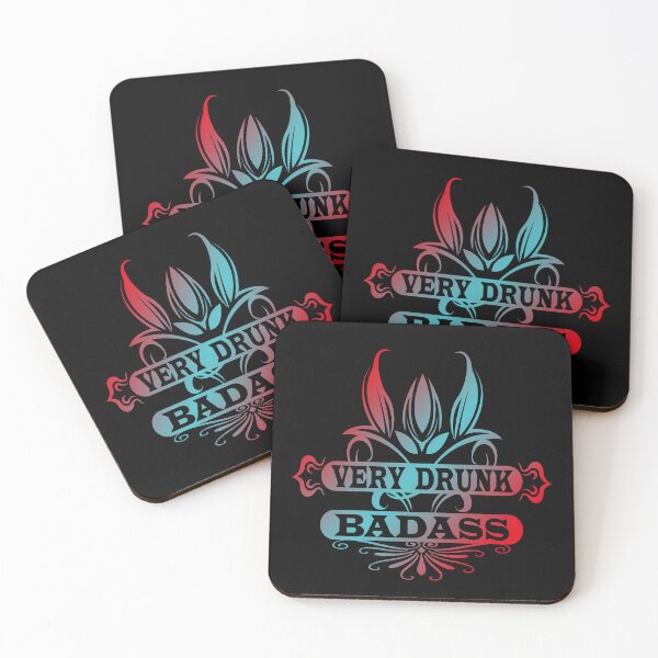Item preview, Very Drunk Badass (Funny Sarcastic Quote - Outlaw) designed and sold by SassyClassyMe.