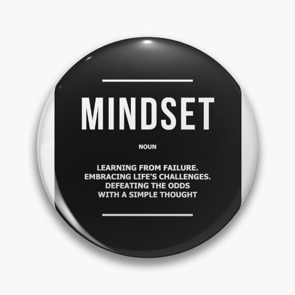 Item preview, Mindset Definition Mindset Noun Modern Art Motivational Mindfulness Quote designed and sold by SuccessHunters.