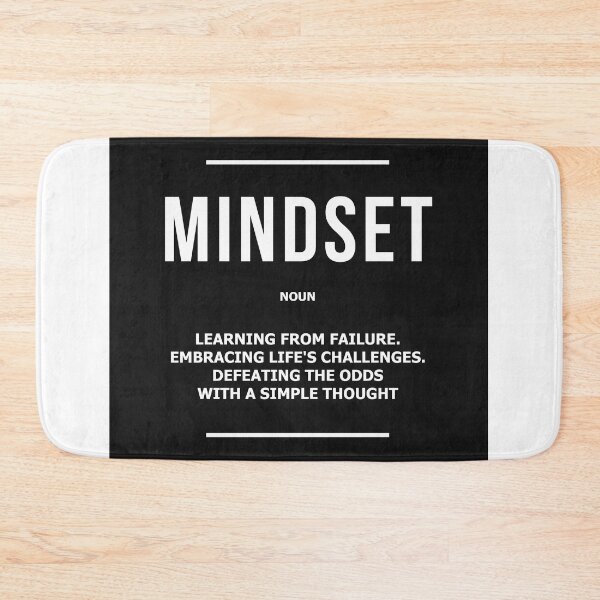 Item preview, Mindset Definition Mindset Noun Modern Art Motivational Mindfulness Quote designed and sold by SuccessHunters.