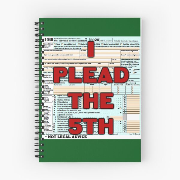 Item preview, IRS-I Plead the 5th designed and sold by EnuffGuff.