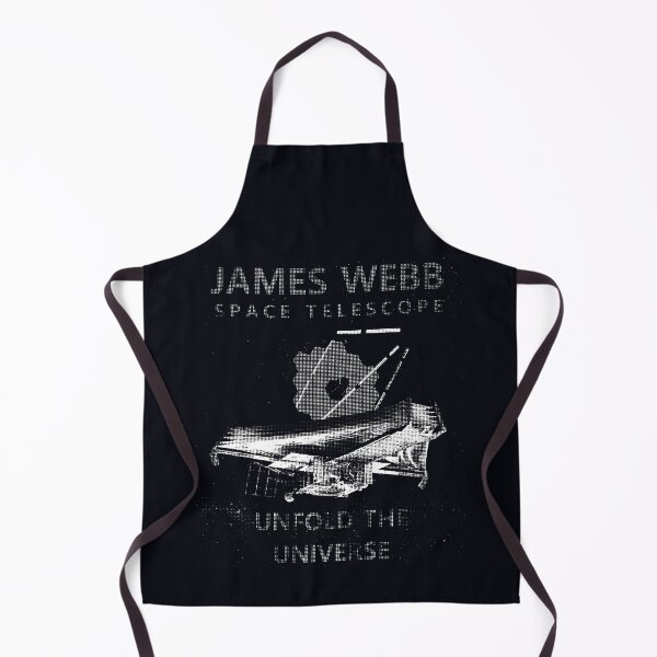 Item preview, JWST space telescope Unfold the universe (newsprint, white) designed and sold by SolidEarthArt.