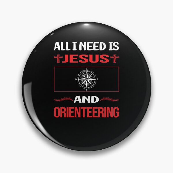 Item preview, Funny Jesus Orienteering Orienteer Navigation designed and sold by SunnyShop123.