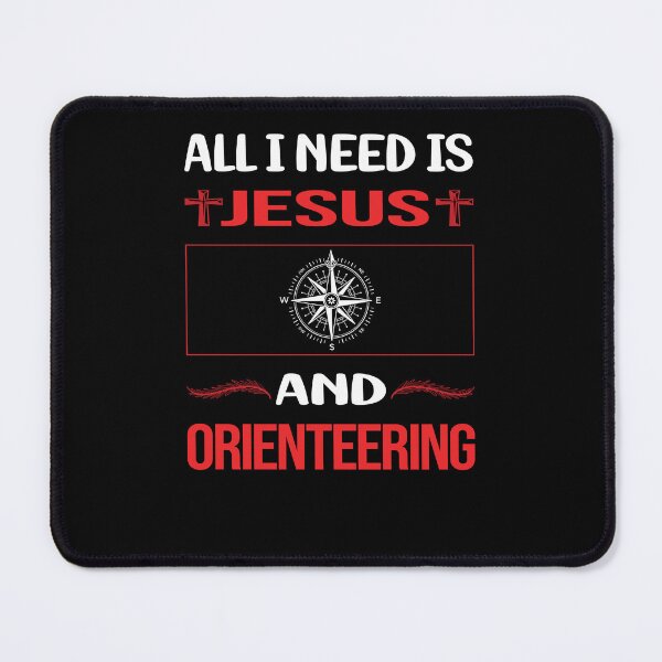 Item preview, Funny Jesus Orienteering Orienteer Navigation designed and sold by SunnyShop123.