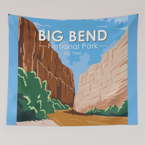 Item preview, Big Bend National Park Rio Grande Vintage designed and sold by KrisSidDesigns.