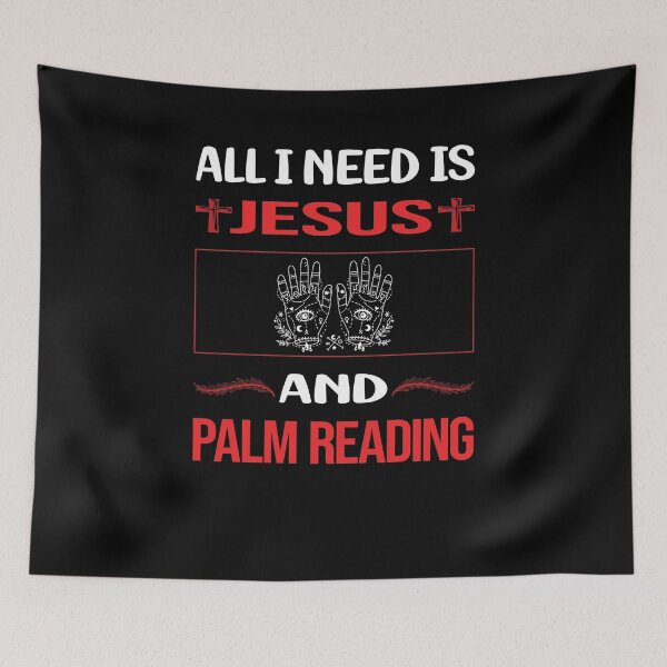 Item preview, Funny Jesus Palm Reading Reader Palmistry Palmist Fortune Telling Teller designed and sold by SunnyShop123.