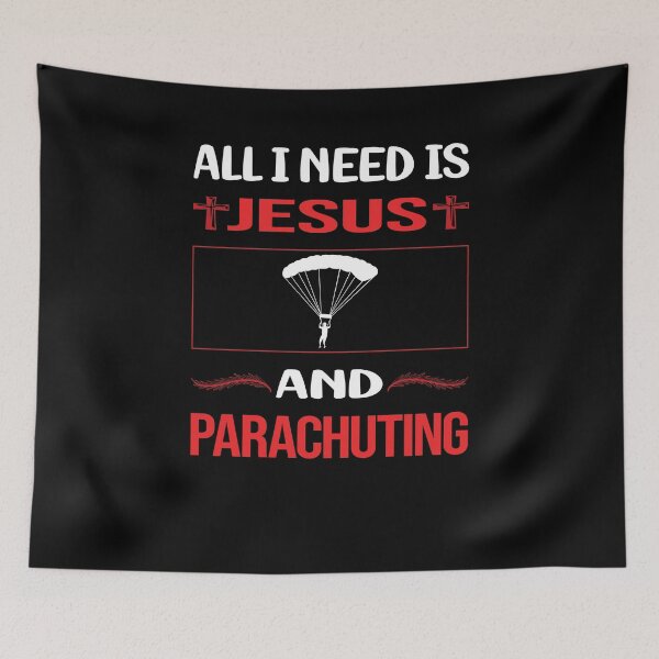 Item preview, Funny Jesus Parachuting Parachute Parachutist designed and sold by SunnyShop123.