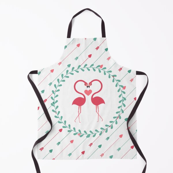 Item preview, Flamingo's in love with hearts designed and sold by PeppermintCreek.