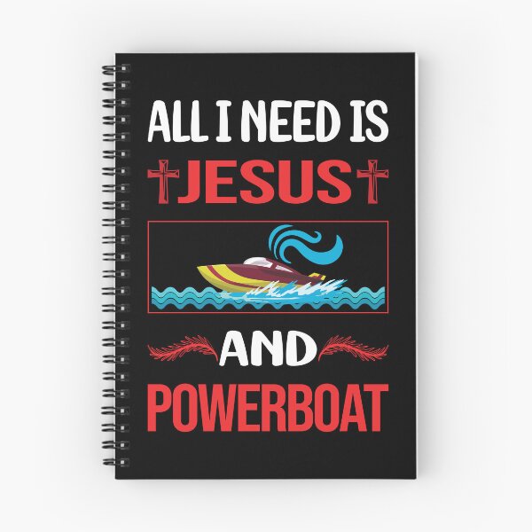 Item preview, Funny Jesus Powerboat Powerboats designed and sold by SunnyShop123.