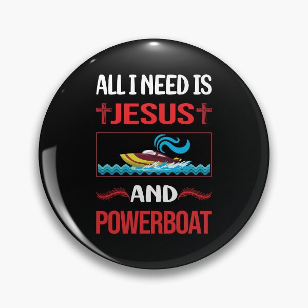 Item preview, Funny Jesus Powerboat Powerboats designed and sold by SunnyShop123.
