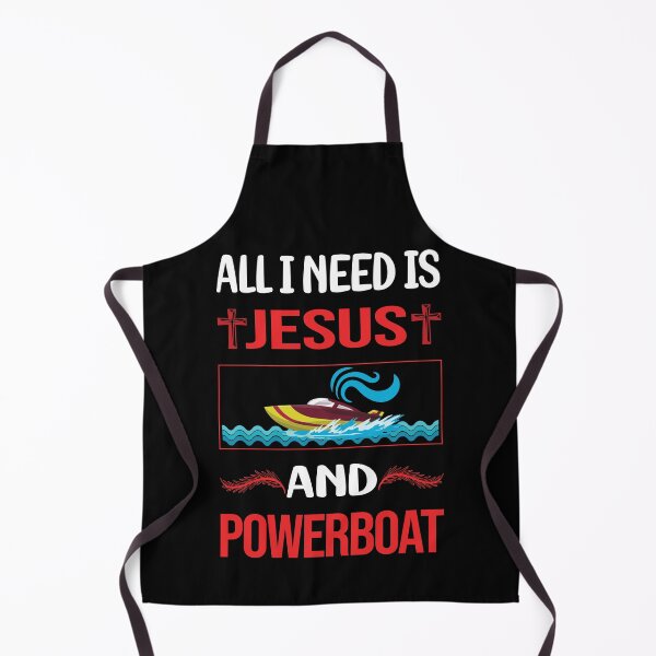 Item preview, Funny Jesus Powerboat Powerboats designed and sold by SunnyShop123.