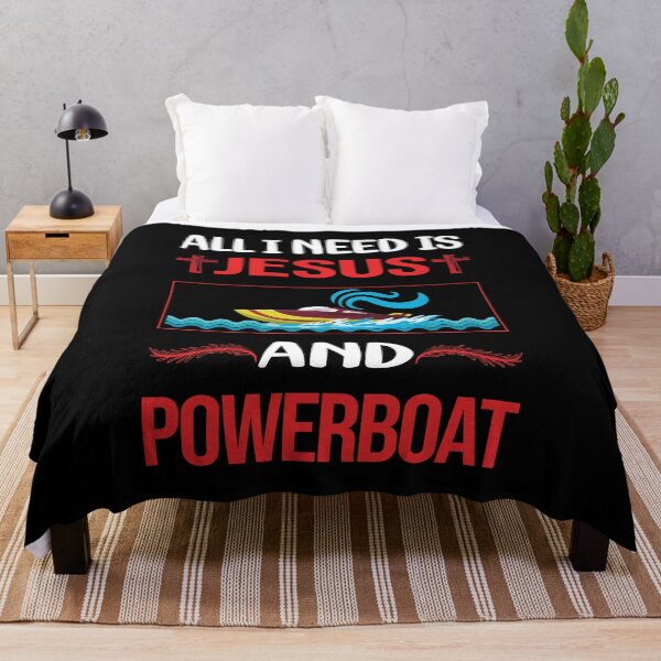 Item preview, Funny Jesus Powerboat Powerboats designed and sold by SunnyShop123.