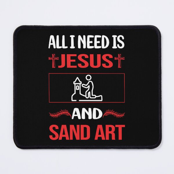 Item preview, Funny Jesus Sand Art designed and sold by SunnyShop123.