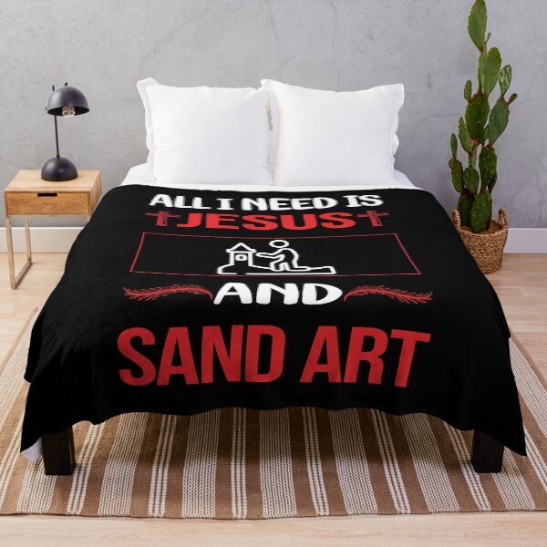 Item preview, Funny Jesus Sand Art designed and sold by SunnyShop123.
