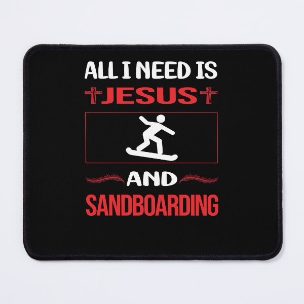 Item preview, Funny Jesus Sandboarding Sandboard Sandboarder Sand Dune Surfing Boarding designed and sold by SunnyShop123.