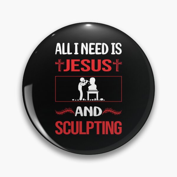 Item preview, Funny Jesus Sculpting Sculptor Sculpture designed and sold by SunnyShop123.