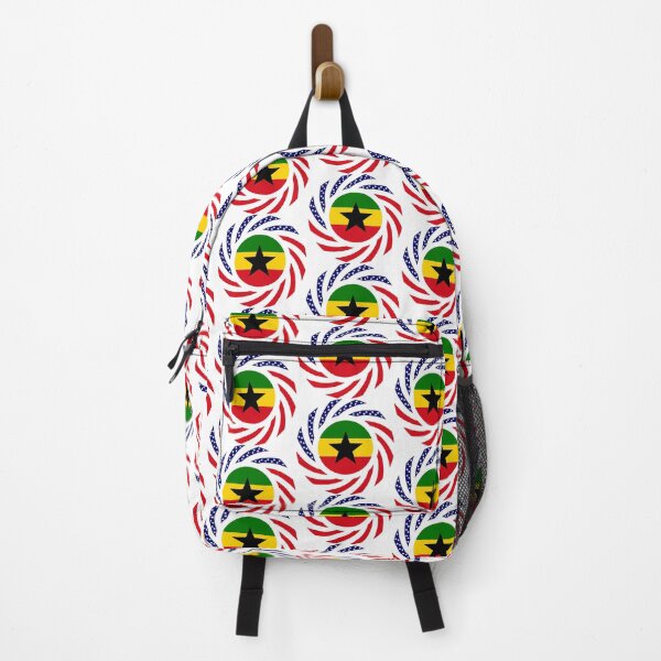 Item preview, Ghanaian American Multinational Patriot Flag Series designed and sold by Carbon-Fibre Media.