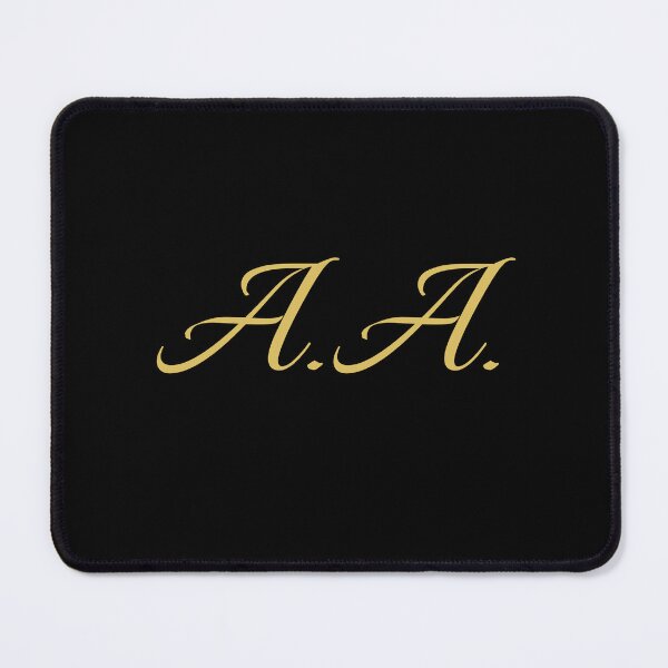 Item preview, AA Initials | Gold Lettering | Personalised Gifts designed and sold by Avo And Sriracha.