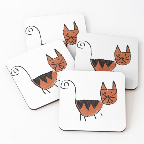 Item preview, a cat my kid drew designed and sold by Michael Stewart.