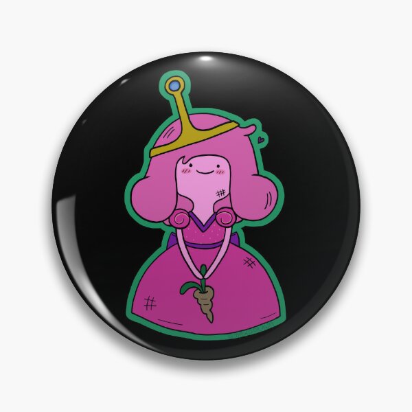 Pin Button Badge Ø25mm 1" Adventure Time with Finn & Jake Princess Bubblegum 