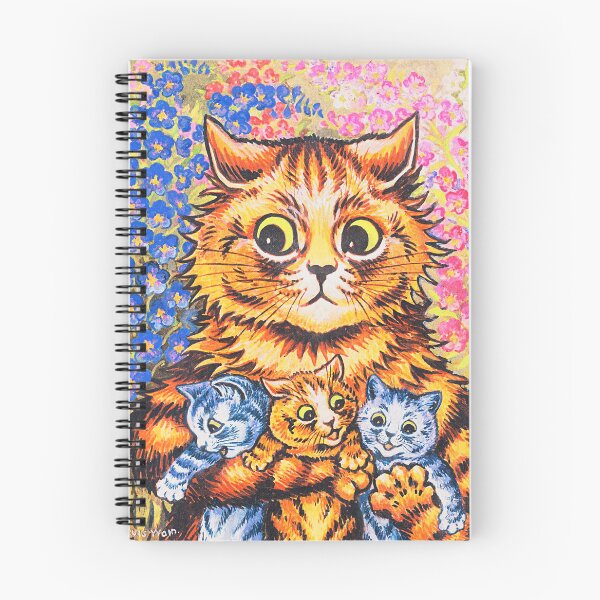 Item preview, Cat and Her Kittens-Louis Wain Cats Art designed and sold by TeeARTHY.