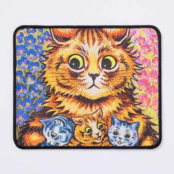 Item preview, Cat and Her Kittens-Louis Wain Cats Art designed and sold by TeeARTHY.