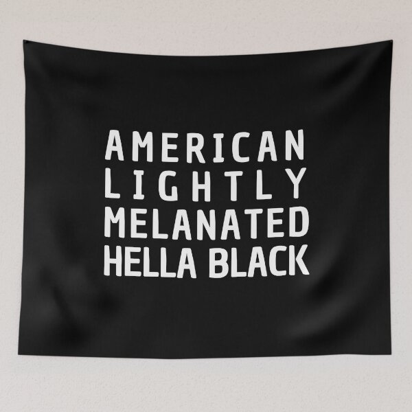 Item preview, American Lightly Melanated Hella Black - Black History Month designed and sold by My-Queens-Store.